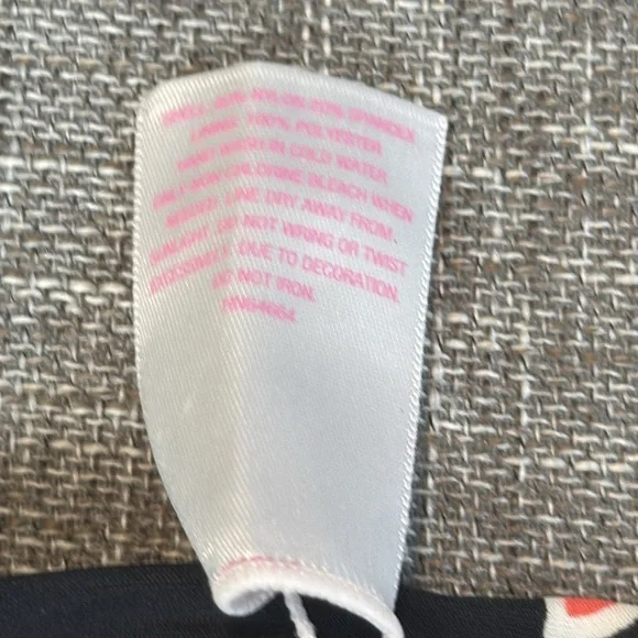 Vanilla Beach Women's Large Black Floral Bikini ruffles - Picture 5 of 14